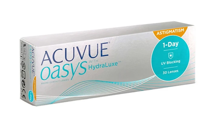 Acuvue Oasys 1-Day for Astigmatism – 30 lentilles