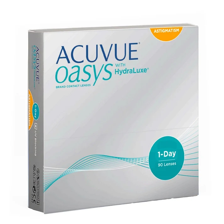 Acuvue Oasys 1-Day for Astigmatism – 90 lentilles