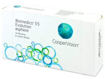 Biomedics 55 Evolution – boîte de 6 lentilles